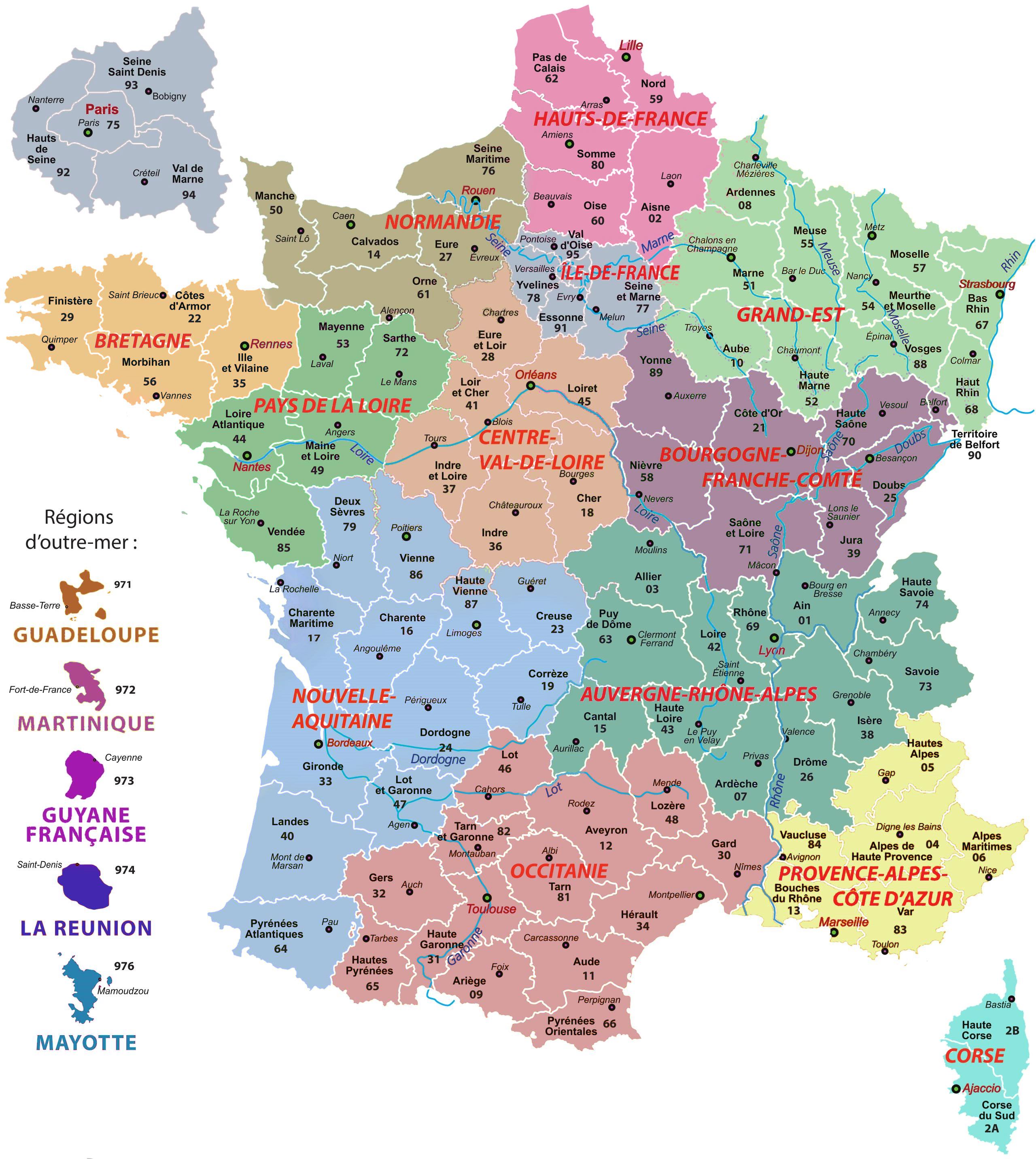 Un Découpage De La France En 13 Régions Et 20 Provinces